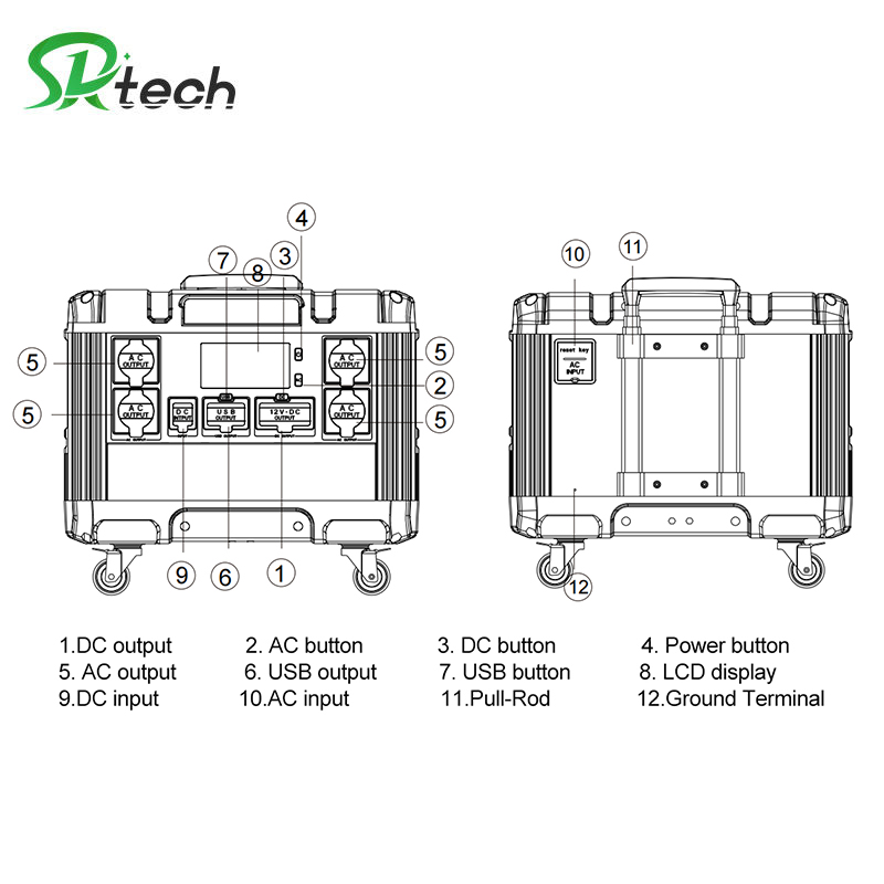3000W Solar Generator Portable Lithium Power Station Power Banks &amp; Power Station Generator Solar Best Solar Generator