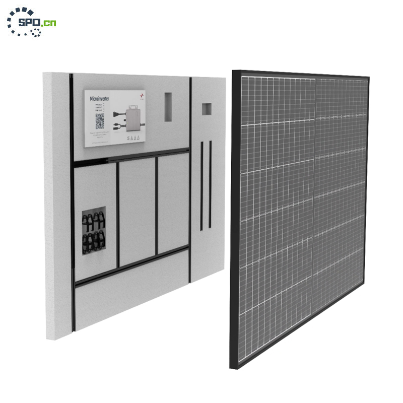 Anti-Reverse Flow Balcony Solar System 700W/800W/2000W/2300W Energy Storage Balcony Solar with Lithium Battery