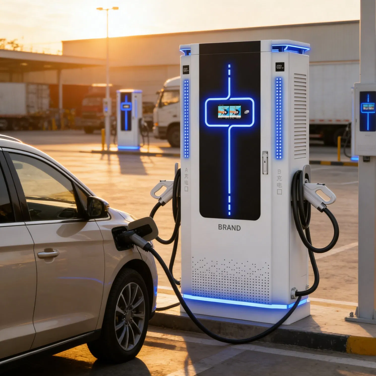 Solar Integrated EV Charger for Remote Villages Charging Station