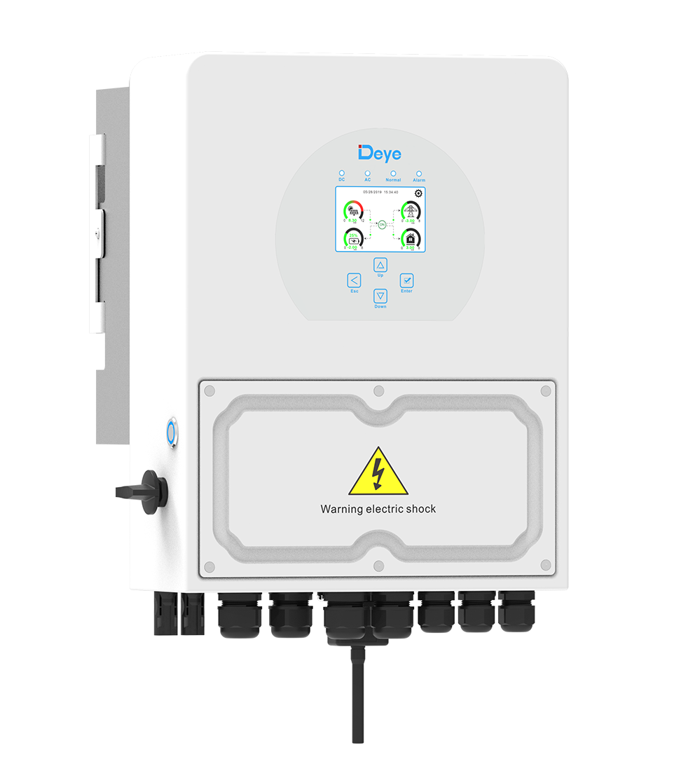 In Stock deye 3kw Hybrid Solar Inverter 24v Eu Stock Single Phase with Wifi Ip65 Sun-3k-sg04lp1-24-eu