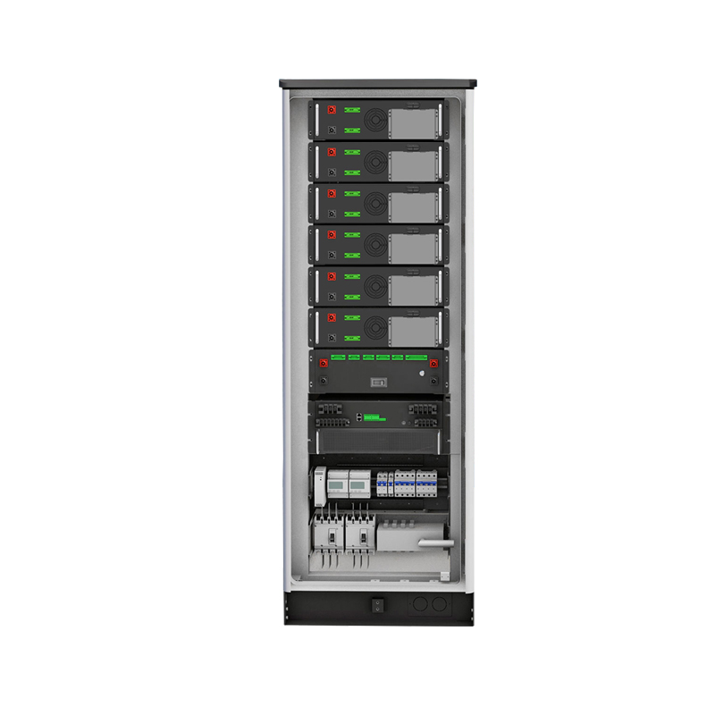 Lithium Battery Stacked 60kWh 614V 100Ah Home Energy Storage System Solar Battery Storage 30KW Hybrid Inverter on Grid ESS Ems