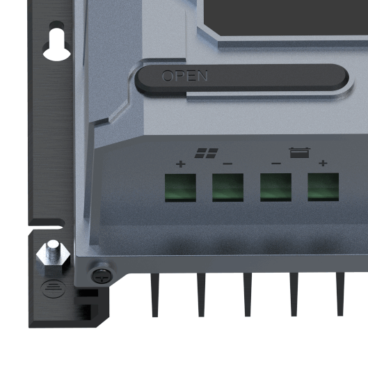 Intelligent MPPT Solar Controller 60A Solar Voltage Stabilizing Charging Controller 12V 24V with Solar Panel Charging