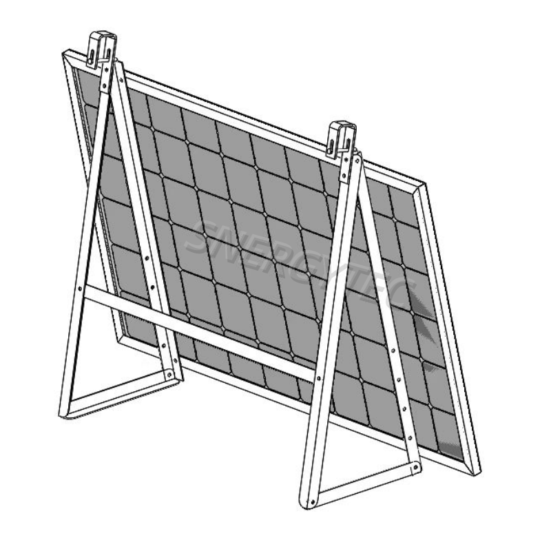 High Quality AL6005-T5 Anodized Solar Mounting System for Balcony Home Solar Panels with 25-Year Service Life