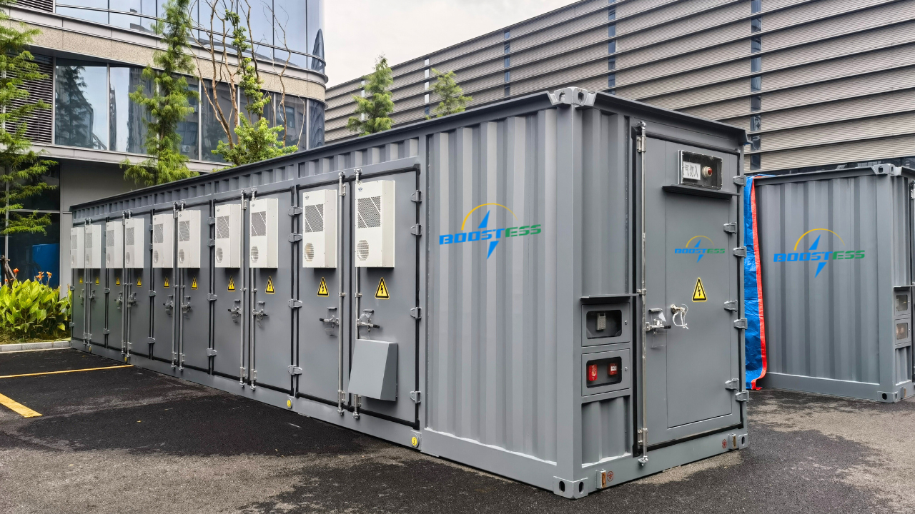 BoostESS 1MW 3MW Modular Bess Container Bidirectional Inverter Grid Battery Energy Storage System Liquid PowerESS Bidirectional