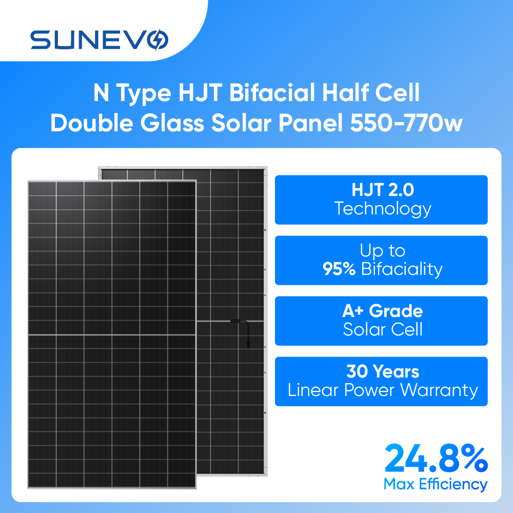 Sunevo Off Grid Hybrid Solar Energy System Kit For Home 5Kw 10Kw 15Kw 20Kw 30Kw With Battery Backup To Reduce Power Bills