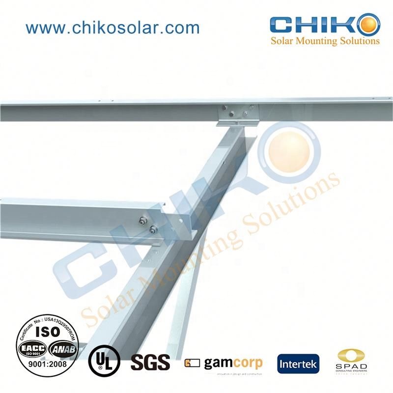 Aluminum Panel Solar Mounting Structure Photovoltaic Support Racking Systems for Rooftop Home Installation