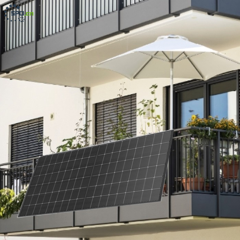 Anti-Reverse Flow Balcony Solar System 700W/800W/2000W/2300W Energy Storage Balcony Solar with Lithium Battery