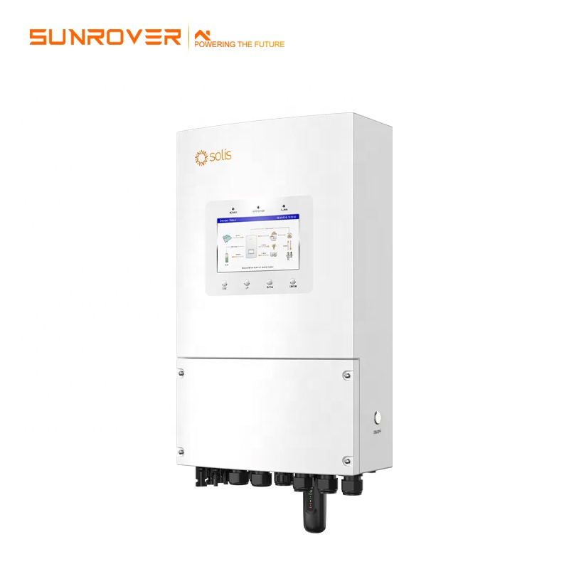 Rooftop 12KW hybrid solar System Solis inverter 12kw Lithium Battery Pack 15kWh 12kw solar System