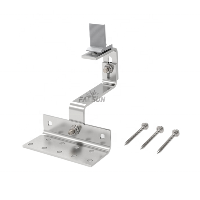 FarSun Stainless Steel Mounting Kit China Roof Tile Solar PV Hook Bracket