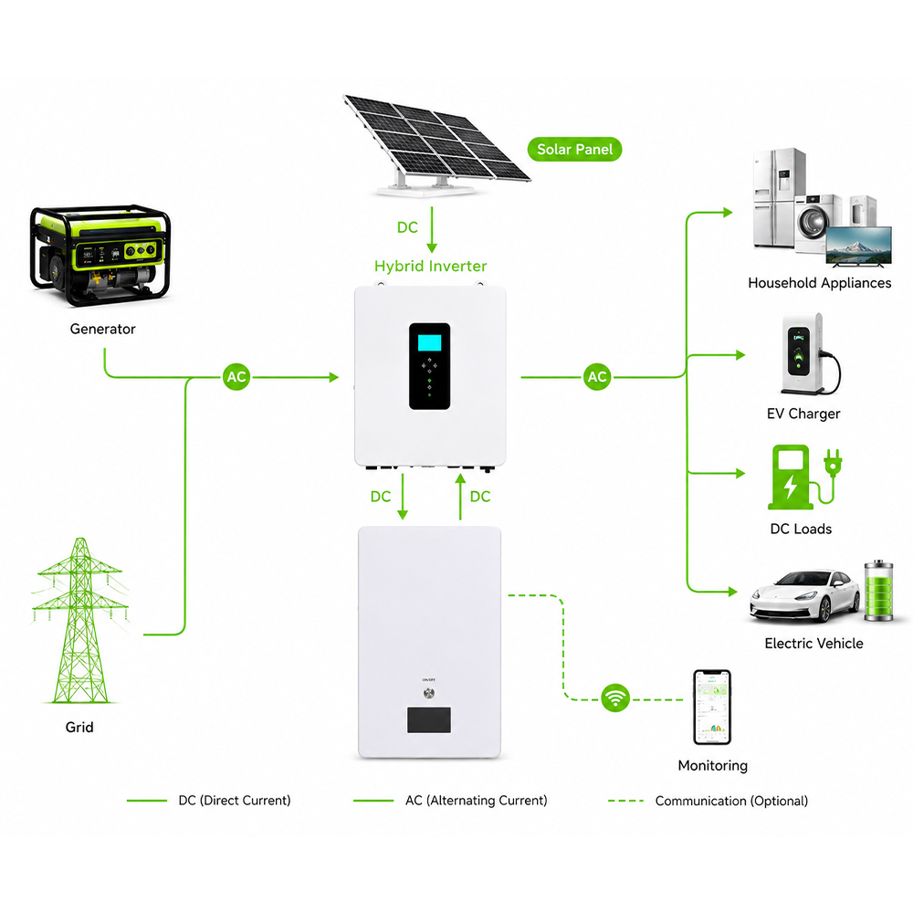 Wall Mounted Solar Lifepo4 Lithium Batteries 48V 51.2V 100Ah 200Ah 5kWh 10kWh 15kWh 16kWh Lifepo4 Lithium Power Wall Battery