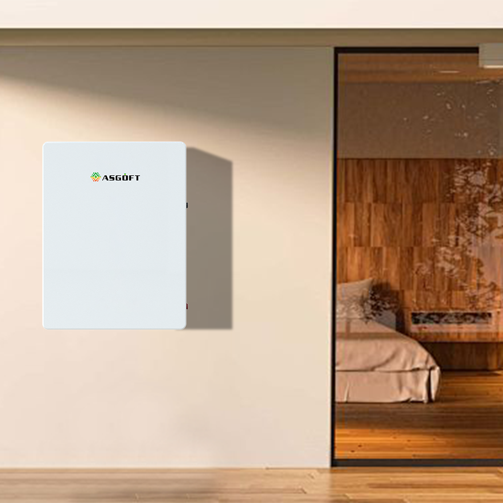 Germany Stock Wall-Mounted AI BMS Lithium Battery 51.2V Home Solar Energy Storage 48V 5KW 10KW Lifepo4 5kWh 10kWh 15kWh Home