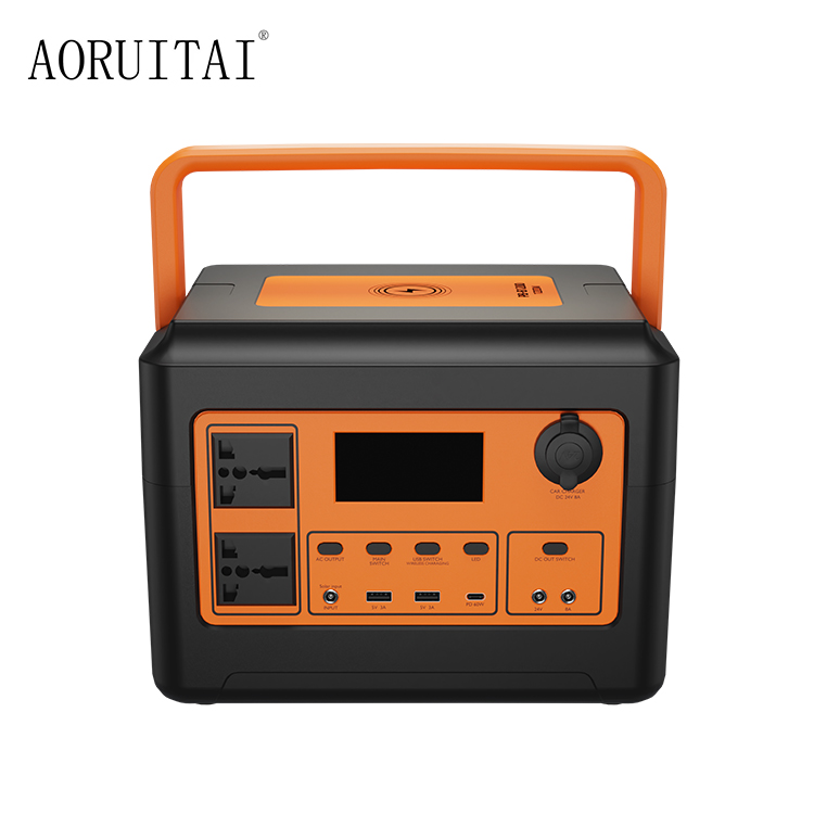 AORUITAI Outdoor Energy Storage Battery Portable Power Station 300w 600w 1200w Solar Power Generator for Home Use Battery Backup