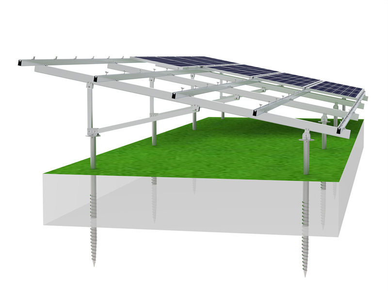 Ground Mount Adjustable Residential Ground Solar Mounting Brackets Solar Panel Mounting Brackets Solar Mounting System