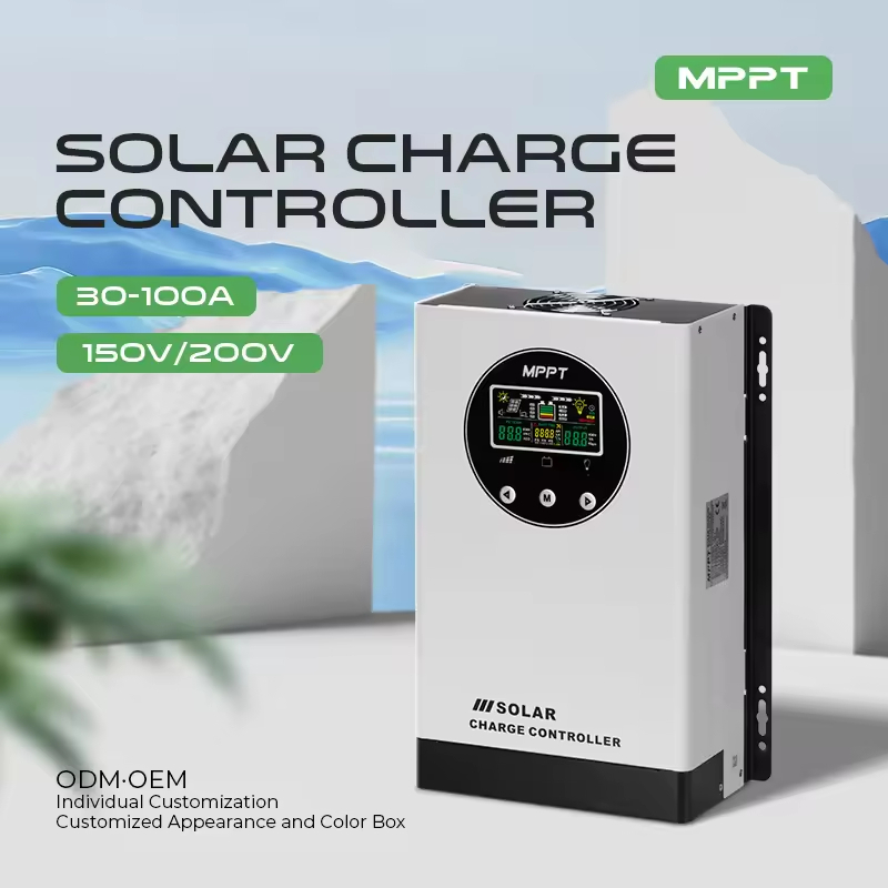 30A-120A Smart MPPT Solar Charge Controller PWM LCD Display 12V/24V/48V RS485 Solar Energy Systems
