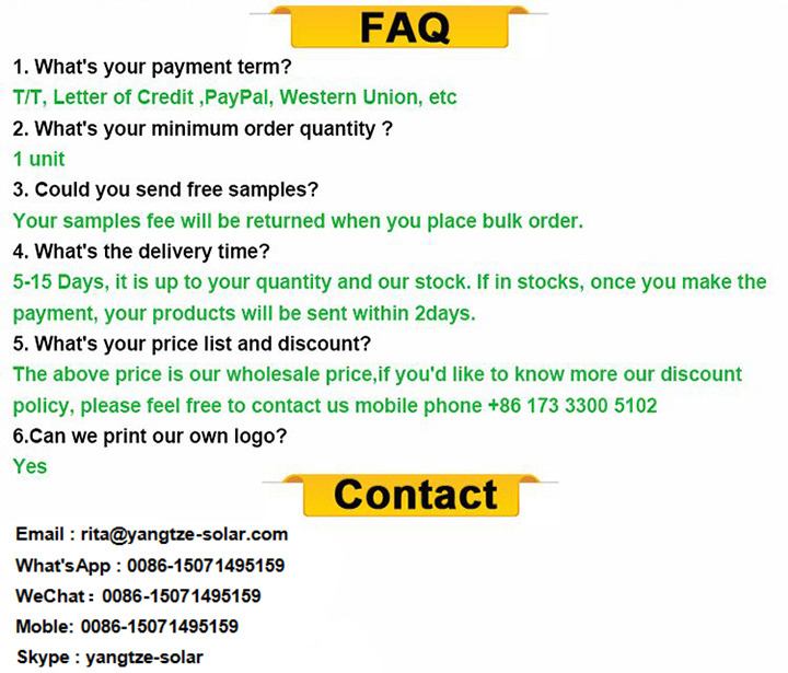 Contact for more information