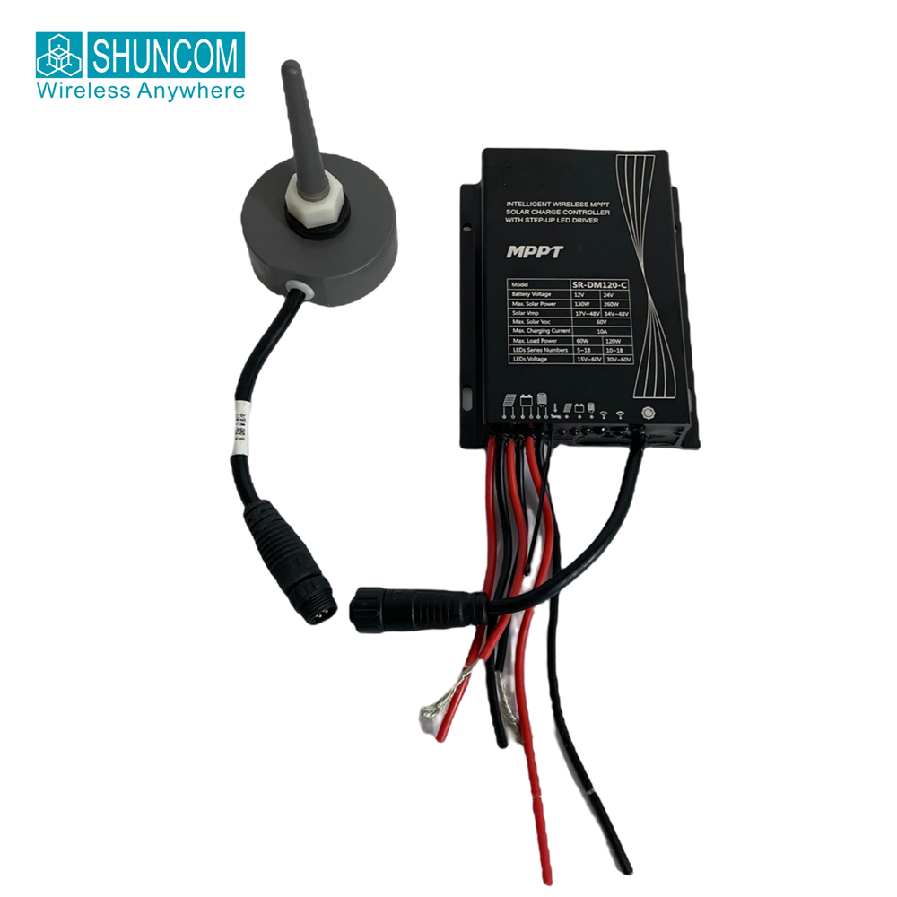 MPPT solar charge controller with Smart street lighting system