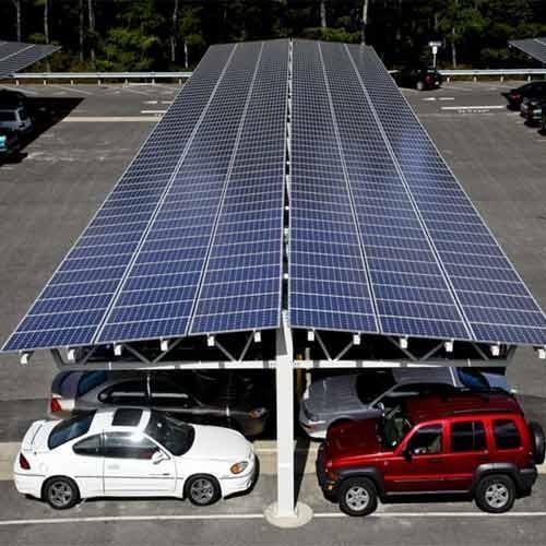 Commercial Residential Home Ground Mounting System Photovoltaic Panel Solar Car Parking Structure