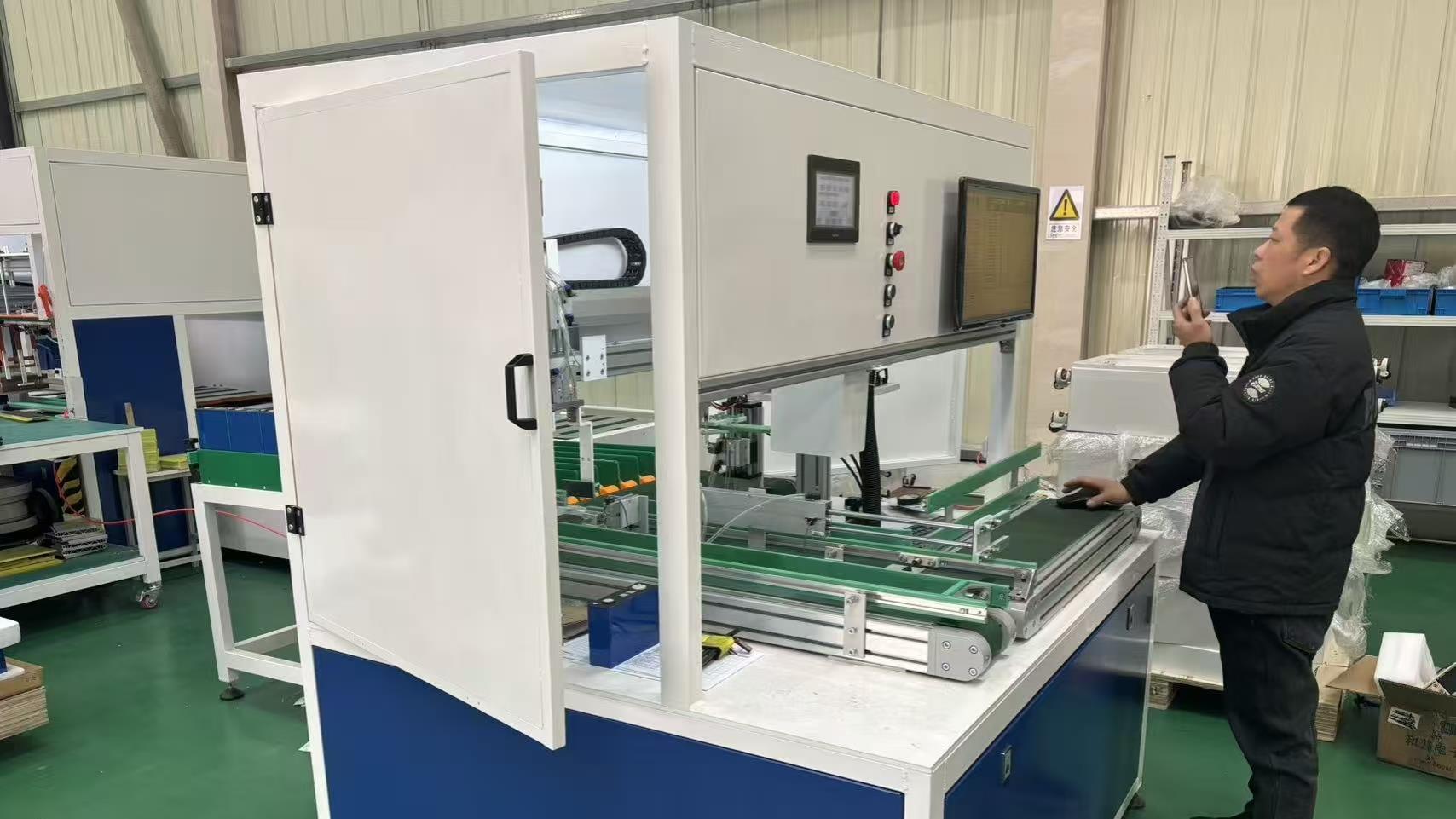 Battery cell sorting process at Vires Energy - precision material selection for quality manufacturing