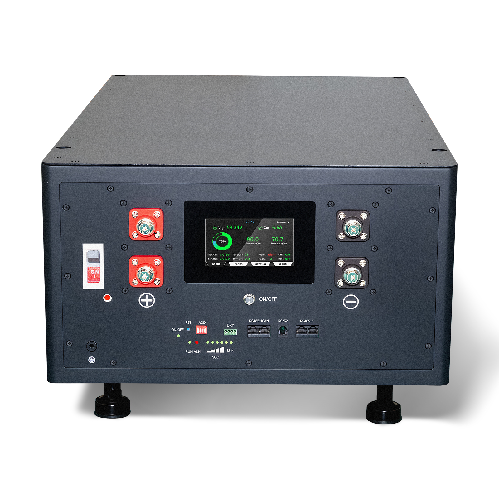 51.2V 15KWh Lithium Lifepo4 Battery Pack 300Ah 280Ah 10KWh 48V Backup Power Solar System Home Energy Storage Batteries CAN Split