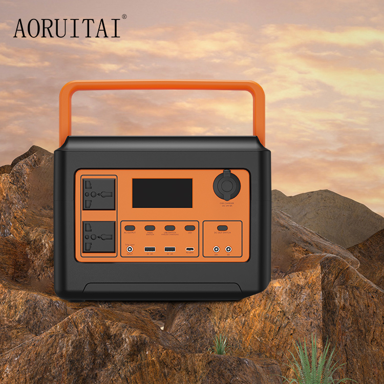AORUITAI Outdoor Energy Storage Battery Portable Power Station 300w 600w 1200w Solar Power Generator for Home Use Battery Backup