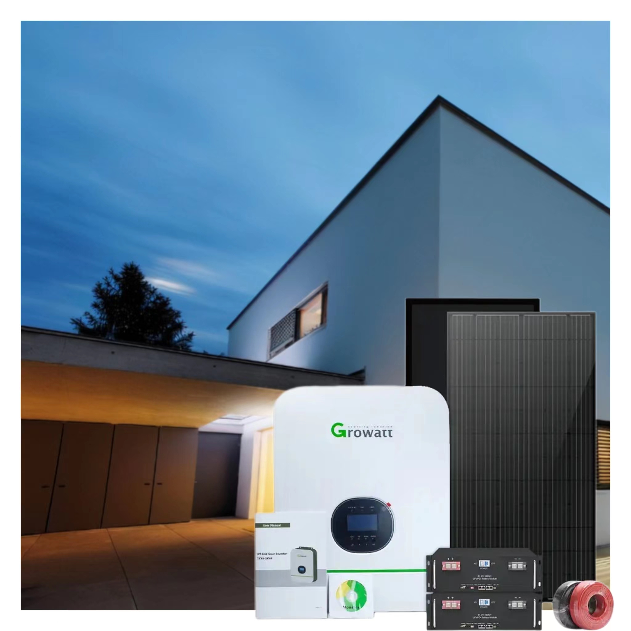 10kva Solar System Chit Fotovoltaice 7 Kw On/Off Grid 10kw Solar Panel Hybrid Solar System Kit