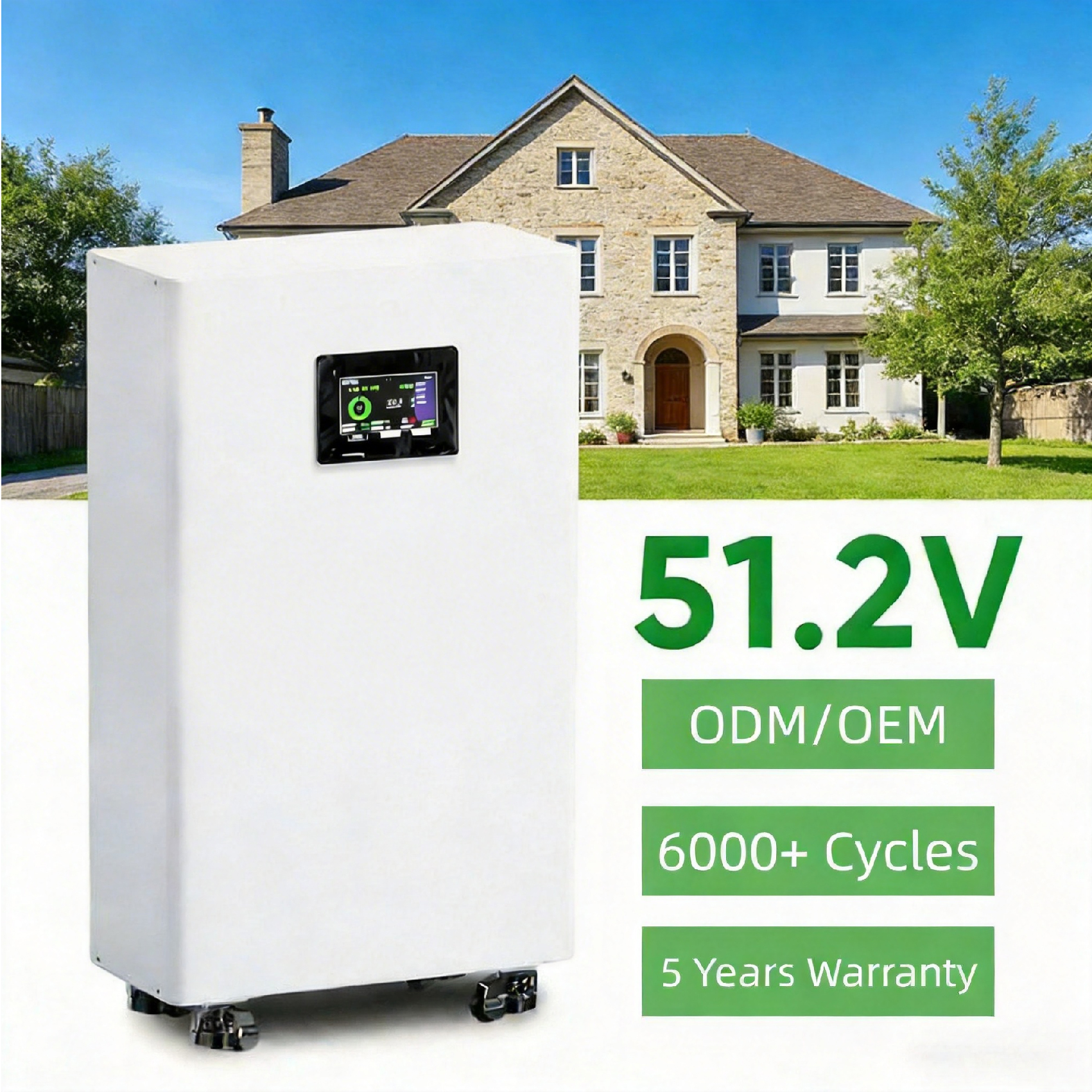 Lithium-ion Battery 5kwh 10kwh 15kwh 20kwh 100ah 200ah 300ah 314ah 48V 51.2V for Solar Home Energy Storage System High Capacity