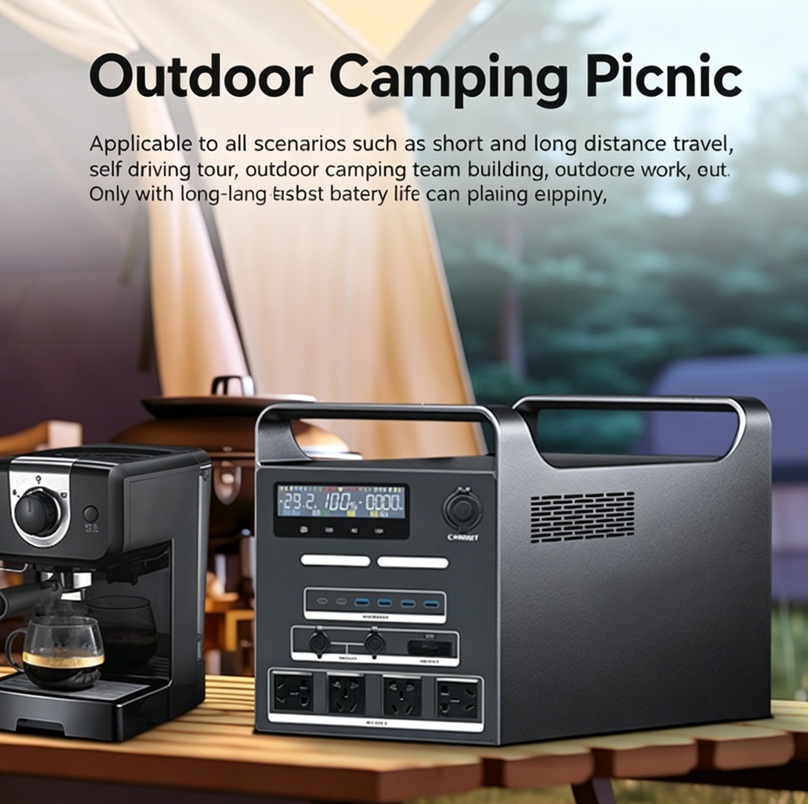 Portable Power Station 4500Wh LiFePO4 Solar Portable Generator 2500W Pure Sine Wave Outdoor Camping RV Home Backup 110V 220V
