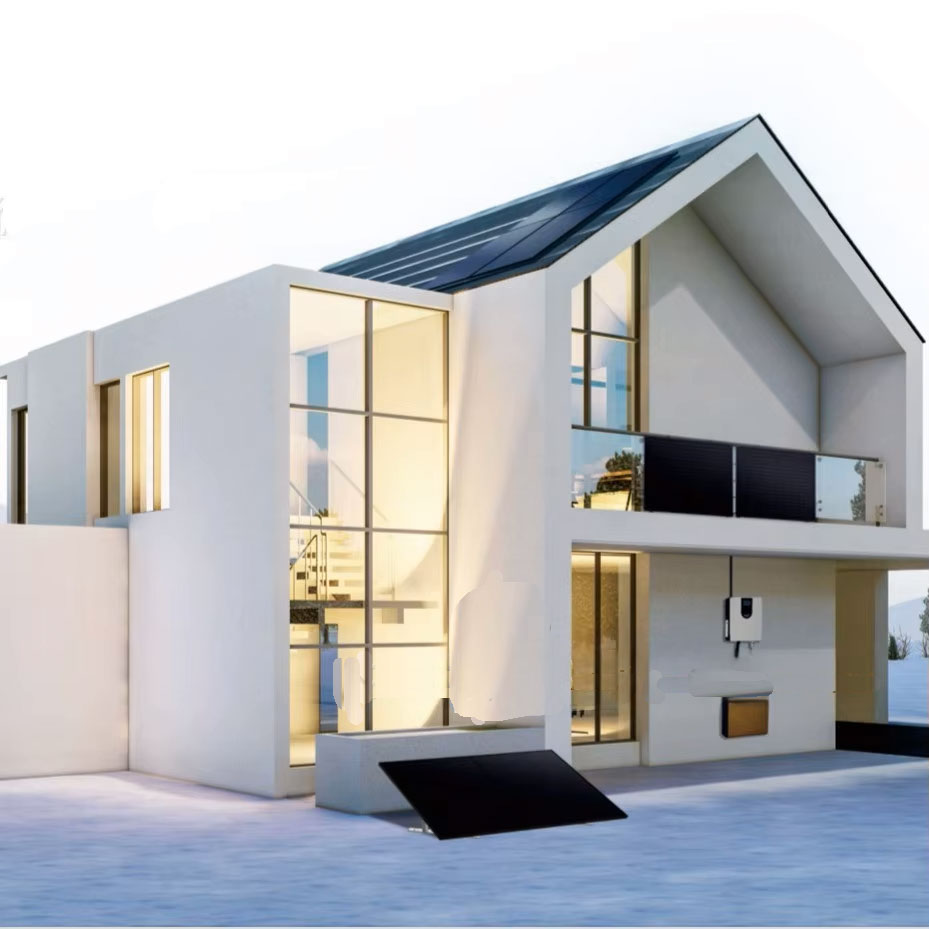 Balcony Solar Power System 420W/840W Grid Connected MPPT Lithium Ion Monocrystalline Silicon Home Use Complete Set