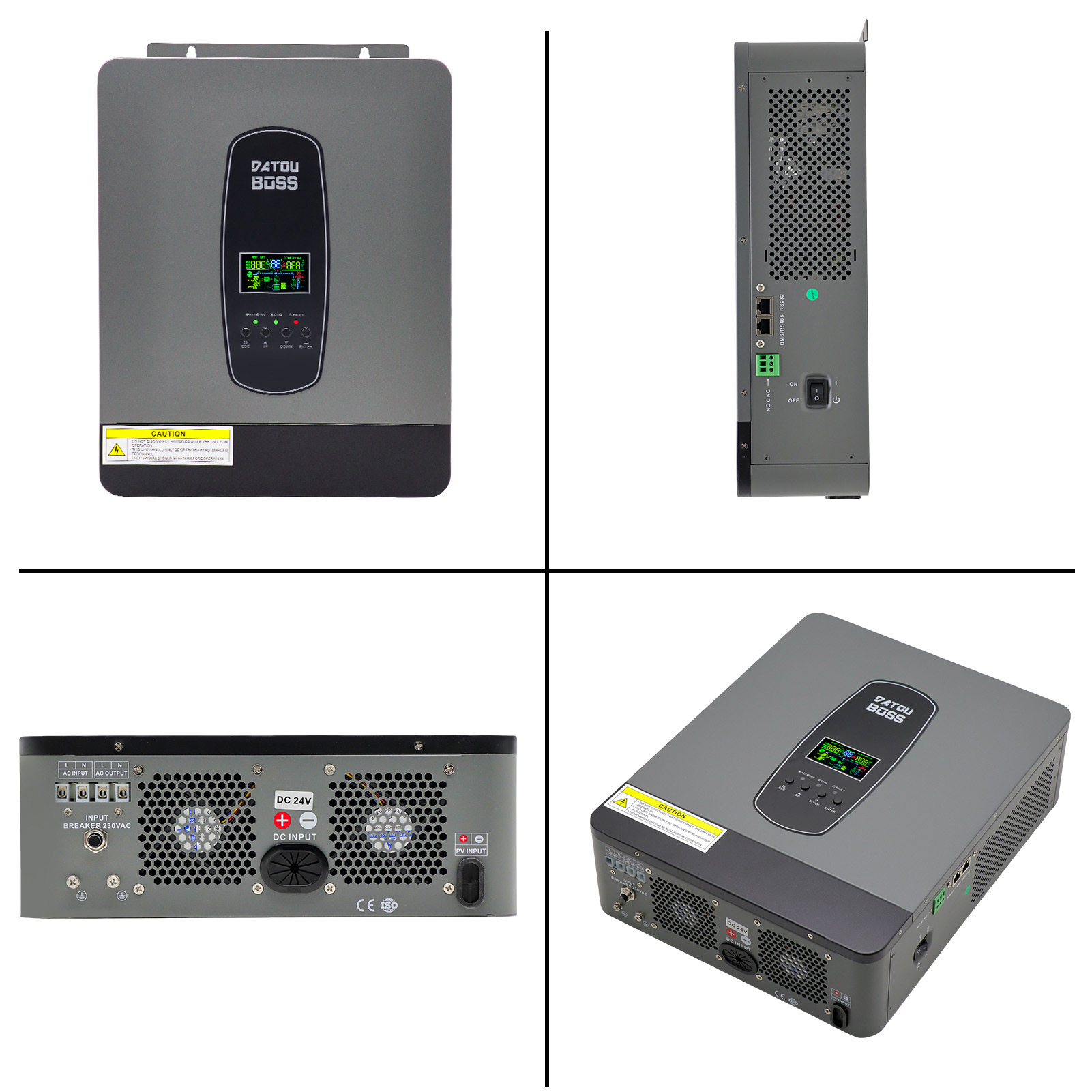 EU Stock 3KW 24V Inverter and All in One 11kw 3000w 6.2kw Hybrid Solar Power Inverter 12v 110v Split Phase Inverter 120v 240v