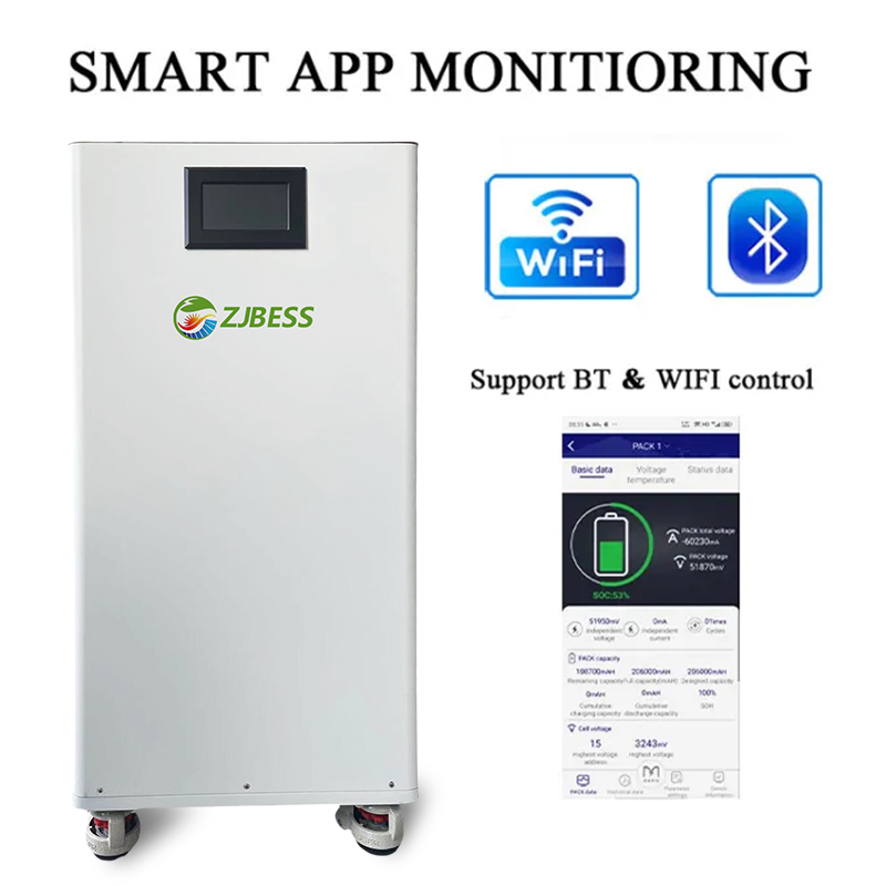 15kwh 20Kwh Lifepo4 Lithium Battery Power-wall 15kw 51.2v 280ah 8000 Cycle with Dust Cover Fire protection