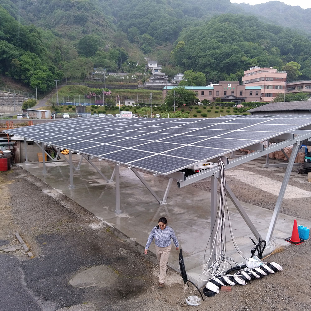 9Sunsolar Residential Aluminum Car Parking Solar Mounting Waterproof Solar Carport System for Home