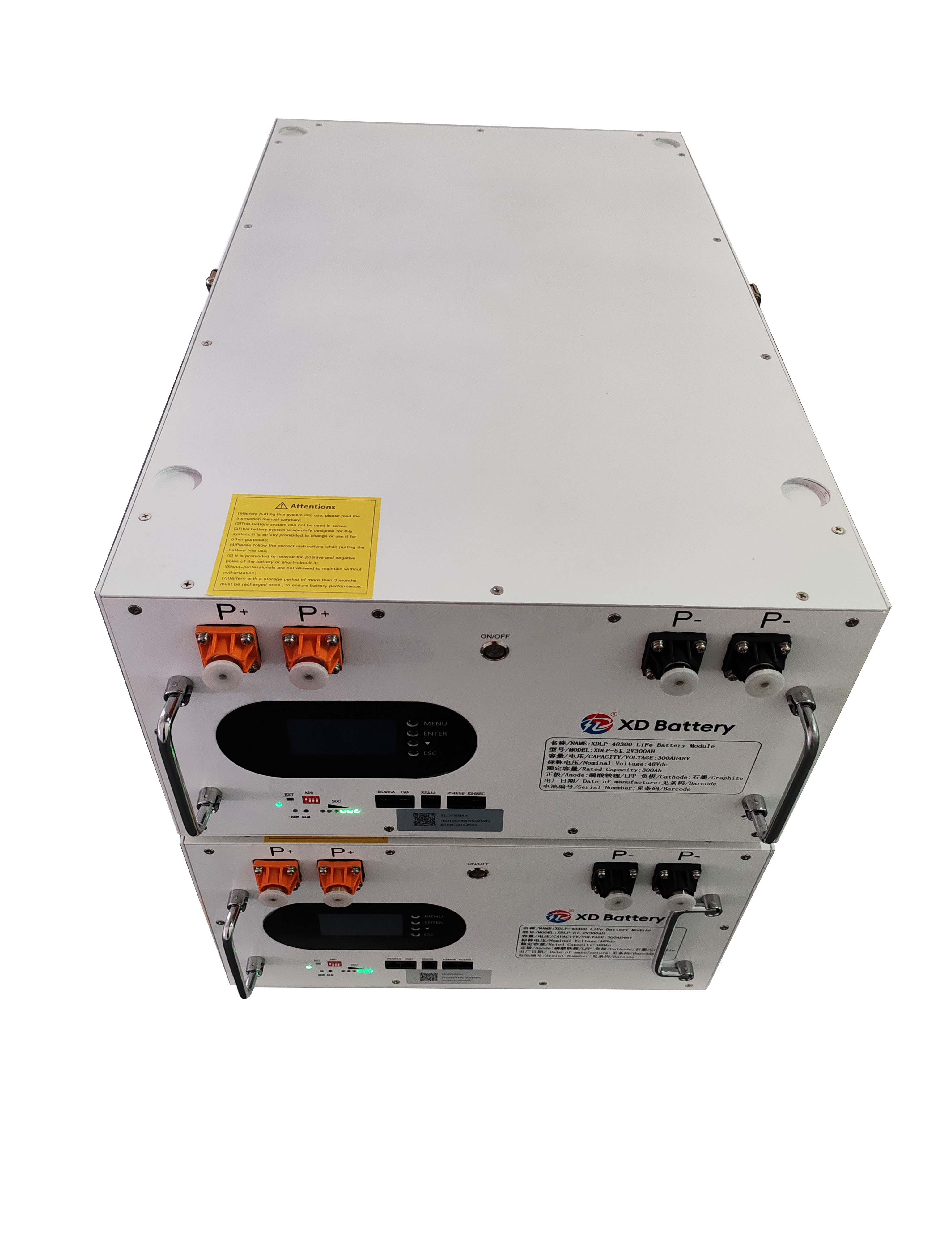 China Stackable Home Energy Storage 15kwh 48V 300AH Stack LiFePO4 Battery Pack