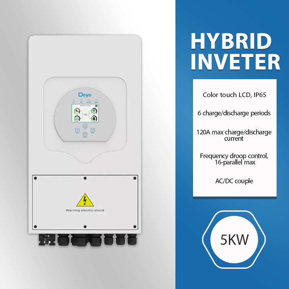 5kw 10kw 15kw 20kw Complete All in One Balcony Home Hybrid Off-grid Ongrid Solar Panel Power Energy System Kit
