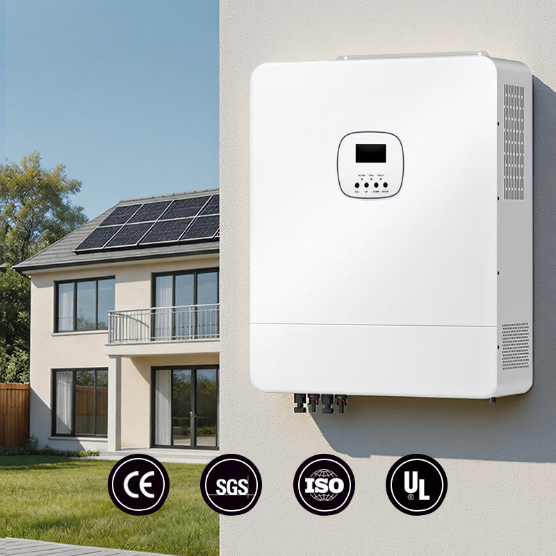 Three-Phase Grid-Tie &amp; Off-Grid Hybrid Inverter with Battery Backup for Commercial Solar System