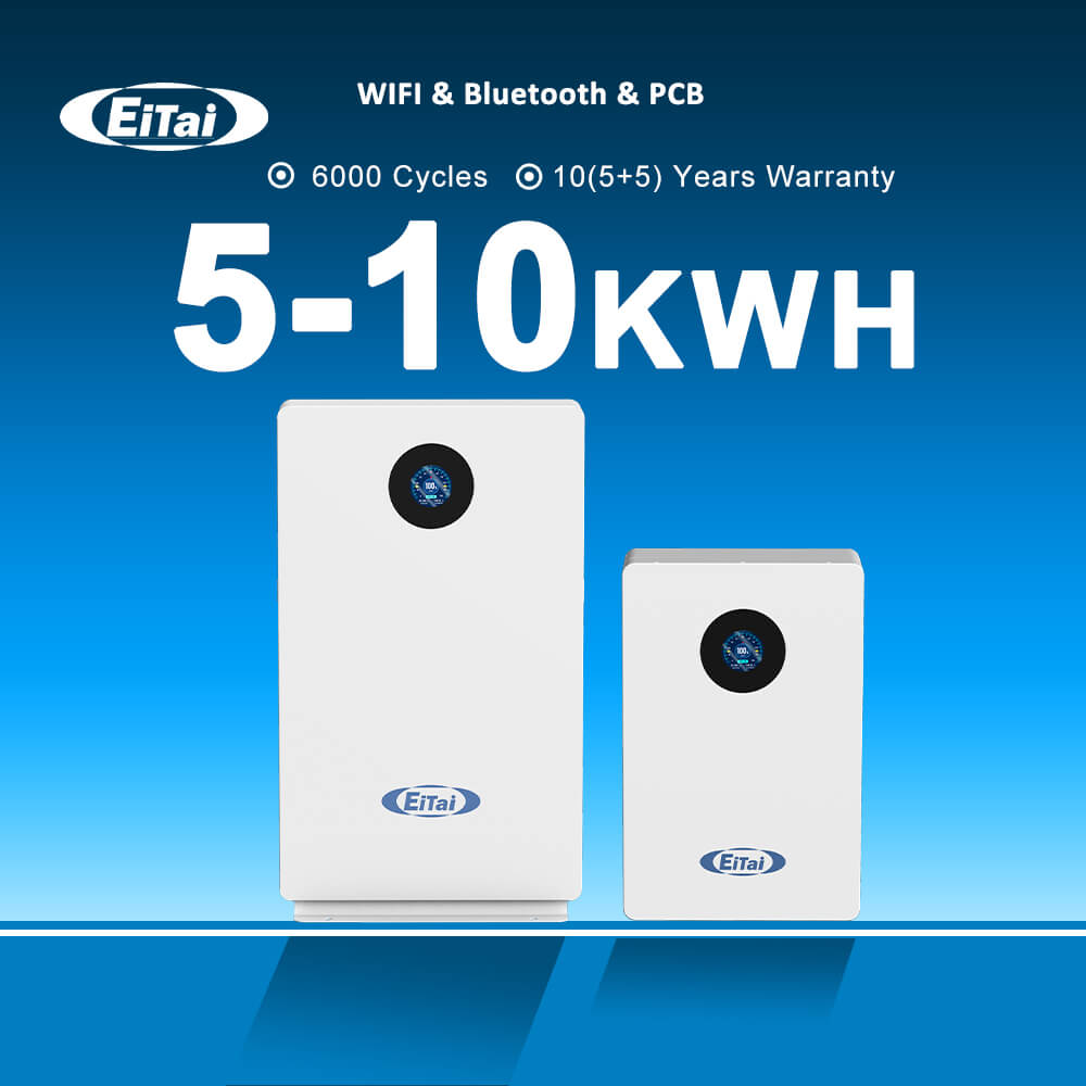 Residential Low Voltage Wall Mounted Lifepo4 51.2V Lithium Battery 100Ah 200Ah 5kwh 10kWh 20kWh 30kWh Home Solar Storage System
