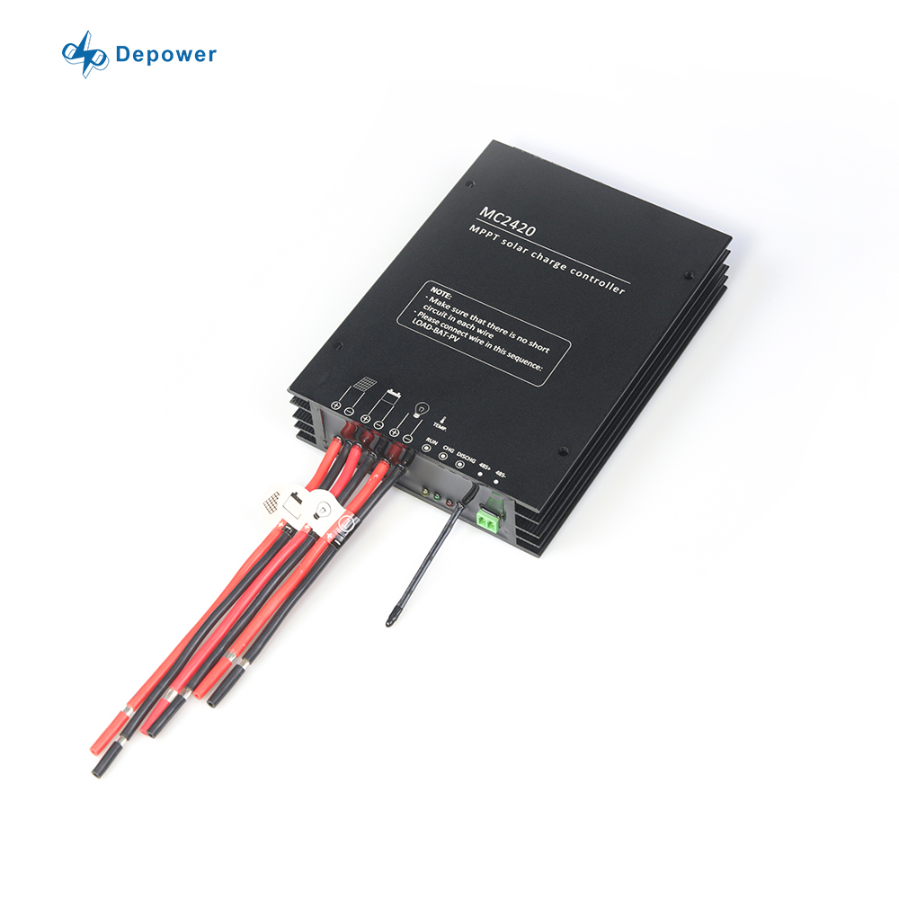 Depower MC2410 IP68 Waterproof 12V 24V 10A 20A Smart Intelligent Off Grid MPPT Solar Charge Controller for Solar Street Light