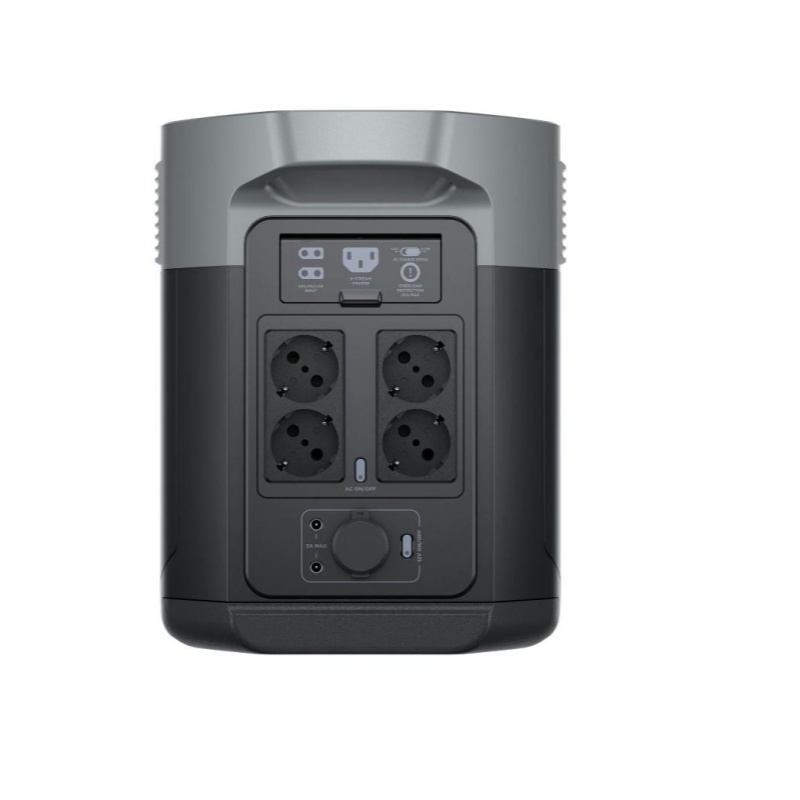 ECOFLOW DELTA 2 Max 2400W LFP Solar Generator Portable Power Station for Home Use Fully Charged in 1 Hr Auto Emergency Power
