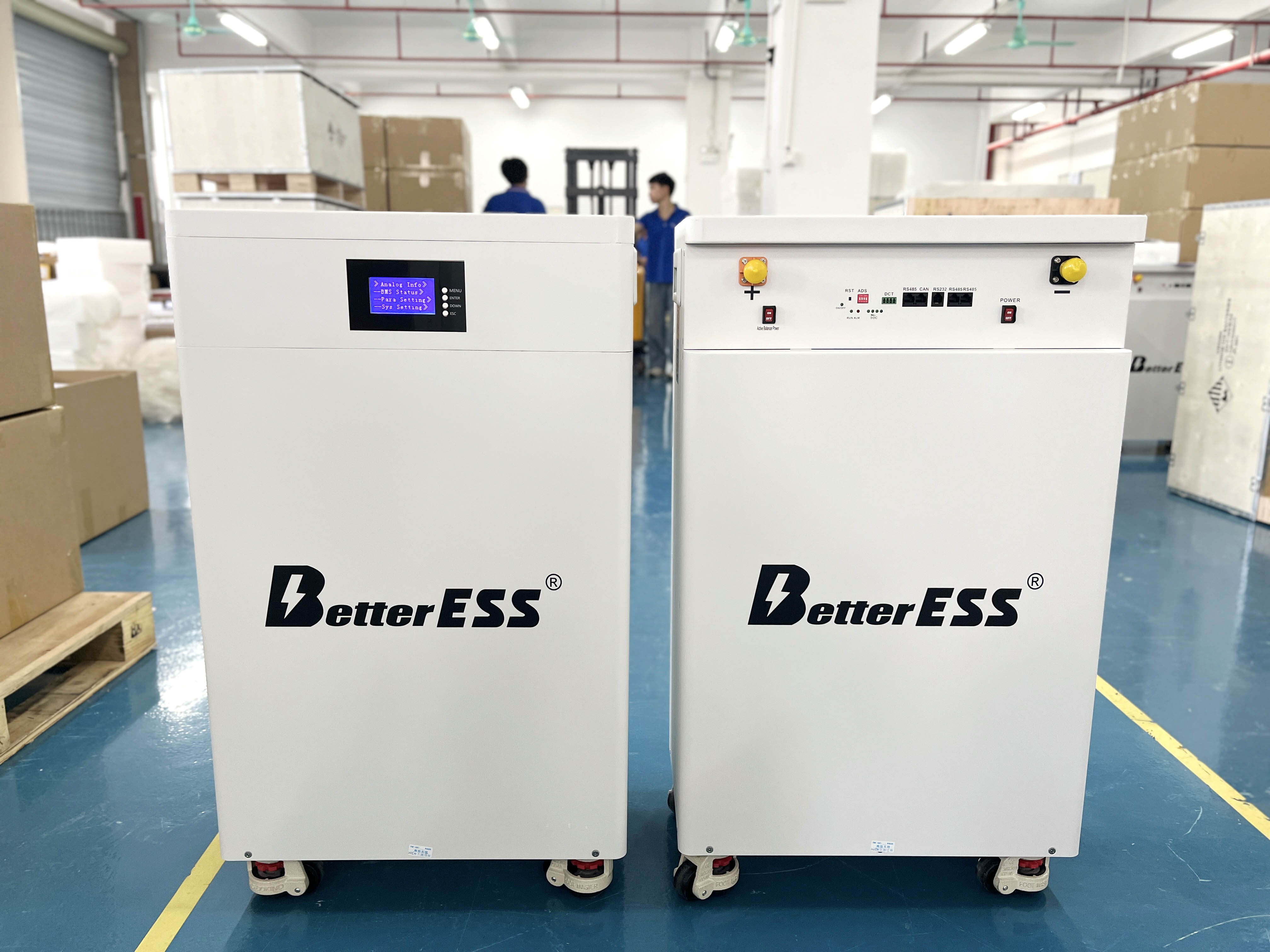 BetterESS 15kwh battery 6000 Cycle Off-grid Solar System lithium LifePO4 Battery 51.2V 48V 280Ah Power wall with BMS 120A