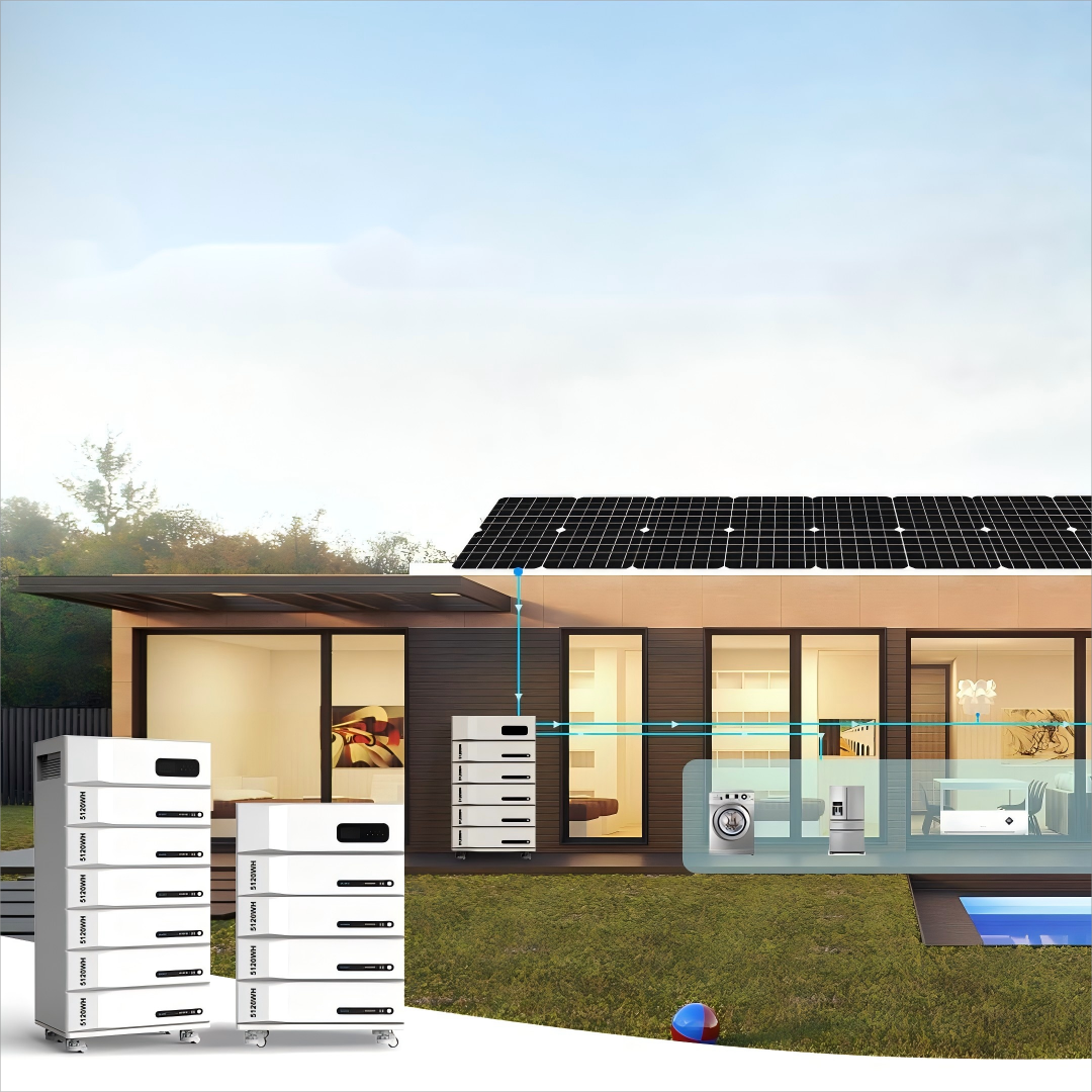 All-In-One 5KW/10KW High Voltage LiFePO4 Battery Inverter Stackable Home Energy Storage 3 Phase High Efficiency Home Power