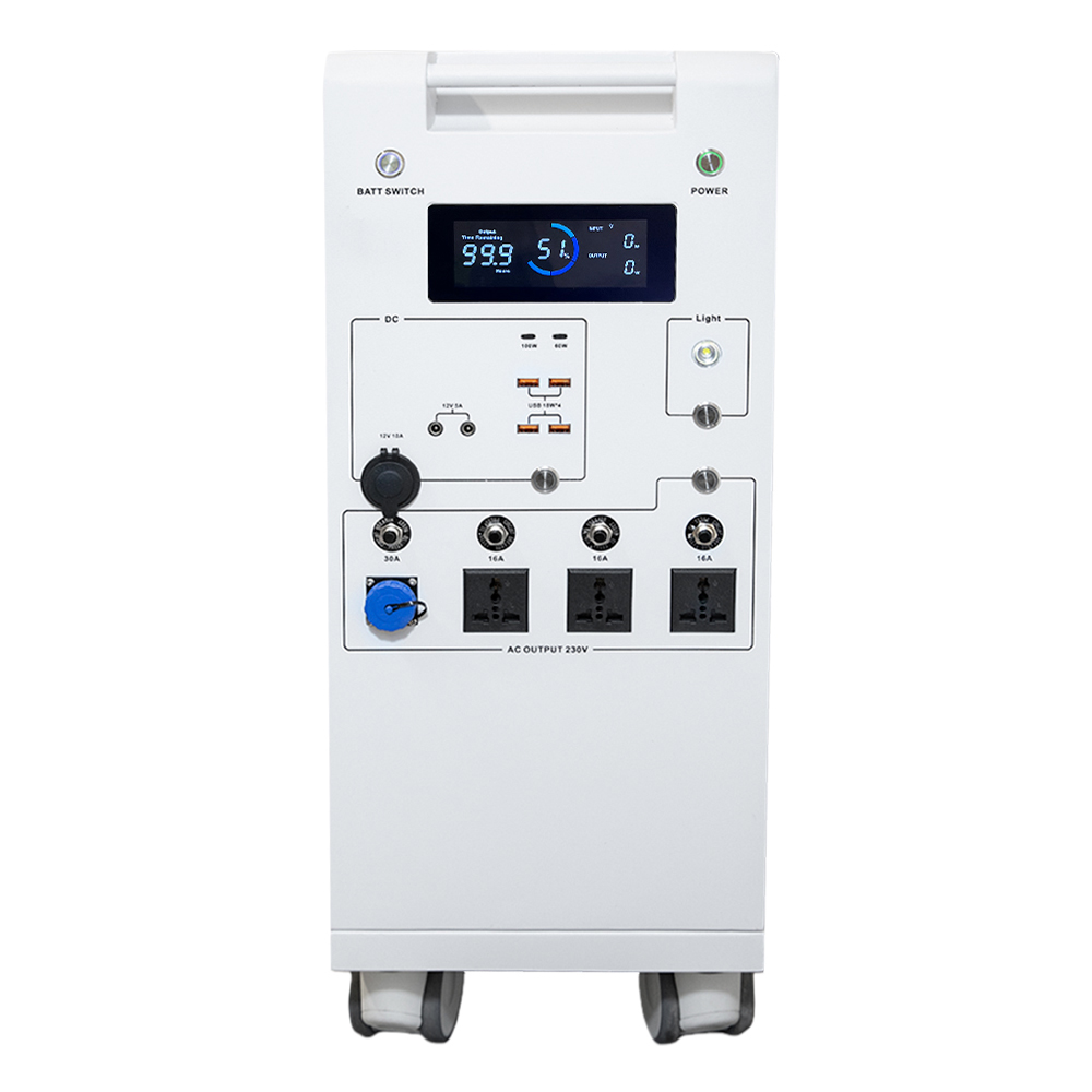 5000W 6000W 5kWh 10kWh 14kWh High Capacity Solar Rechargeable Electric Generator Portable Home Backup Power Station for Fridge