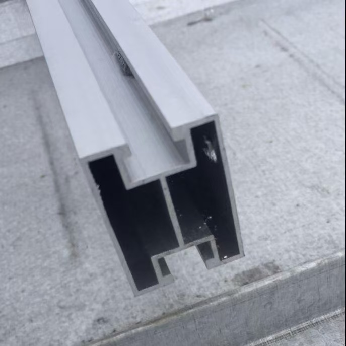Easy Install Modular Aluminum PV Rail Quick Connect Solar Mounting Rail For Residential And Commercial Project