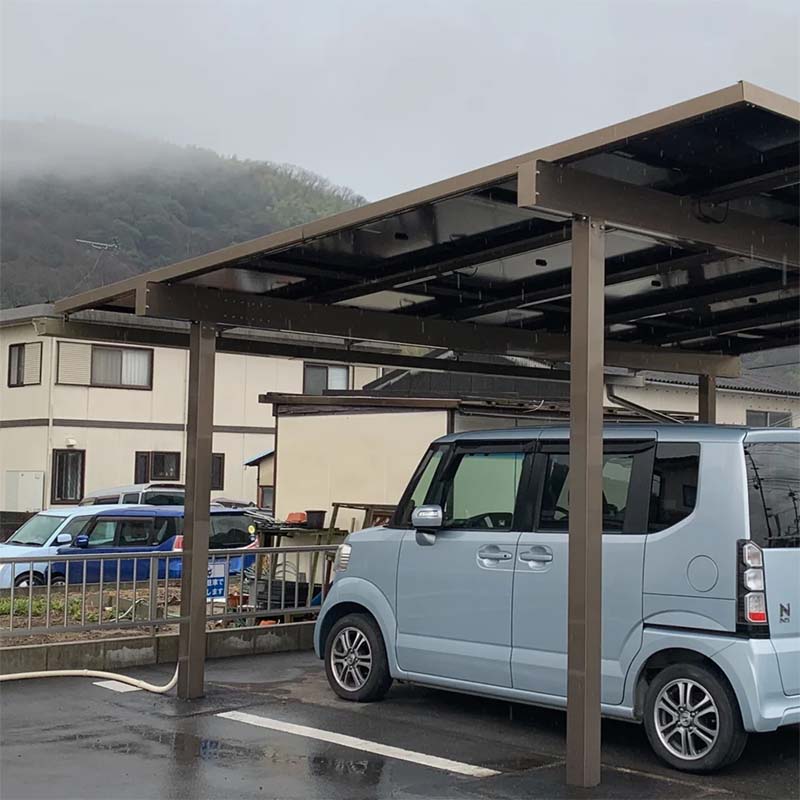 9Sunsolar Residential Aluminum Car Parking Solar Mounting Waterproof Solar Carport System for Home