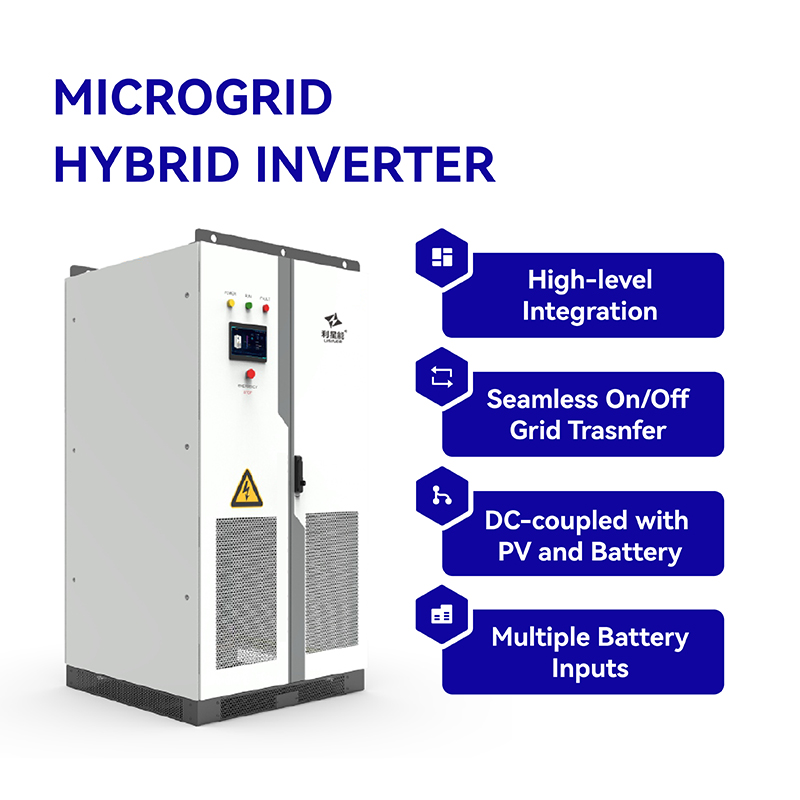 125KW/250KW Hybrid Microgrid Inverter System Three-Phase On/Off Grid LiFePO4 Battery Solar Inverters AC Solar Energy Storage