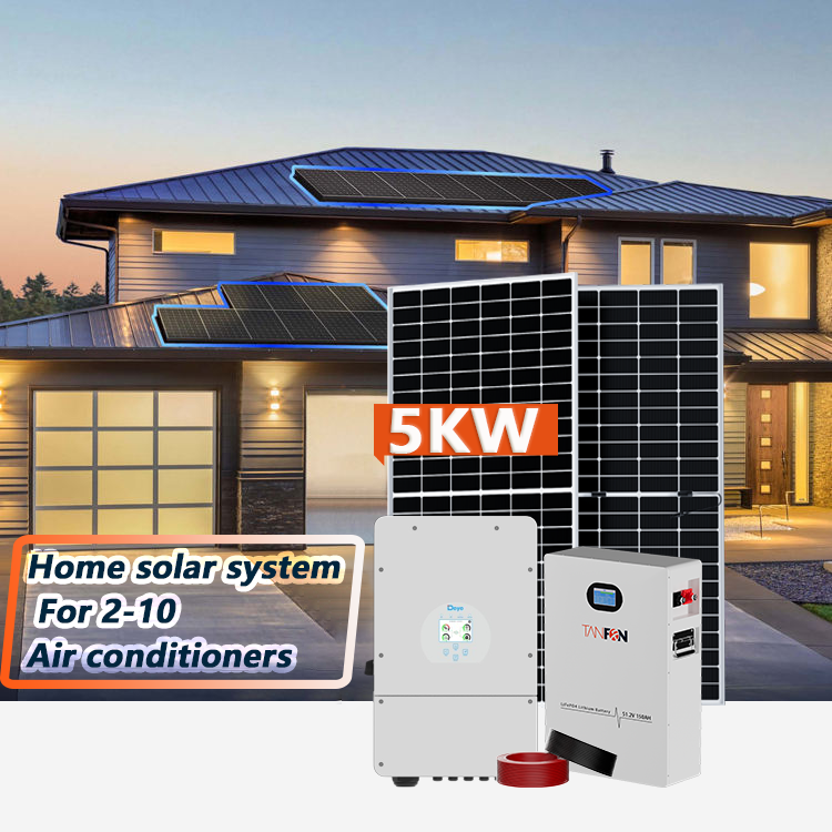 Solar Energy System Complete Set 10kw Solar Power Generator 5000w 110v 220v off Grid 8kw Solar Power System