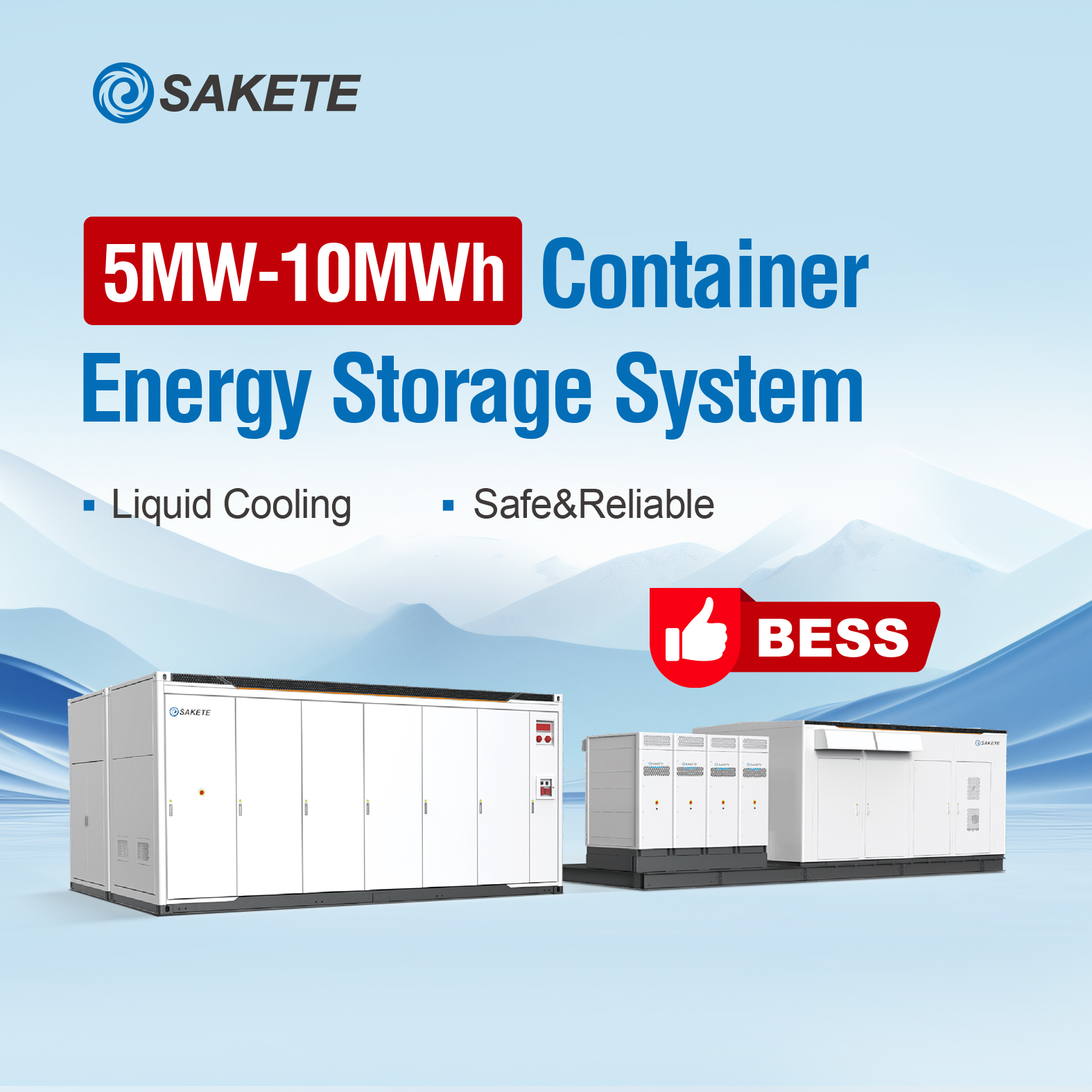 500KW 1MWh 2MWh 5MWh 10MWh ESS 20ft 40ft Container 20 Year Warranty Outdoor Solar Power Lithium Ion Energy Storage System