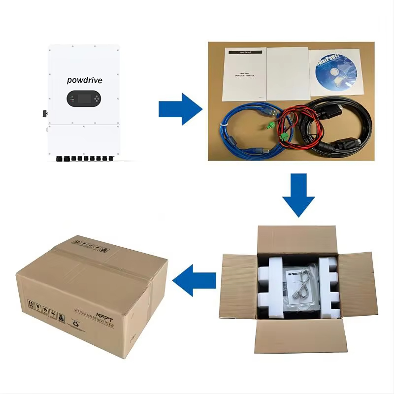 Hybrid Solar Inverter 220V/230V 9.2KW Single Phase String MPPT | Grid Tie + Backup | Home Energy Storage (Lead-Acid/Lithium)