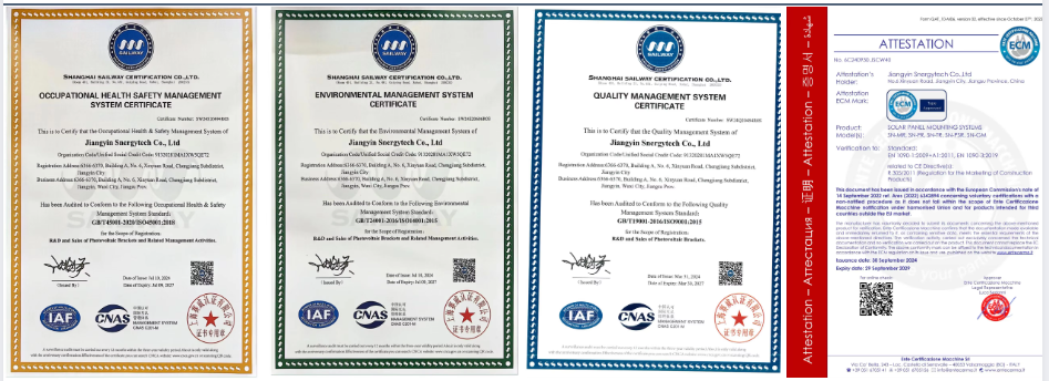 Certificates