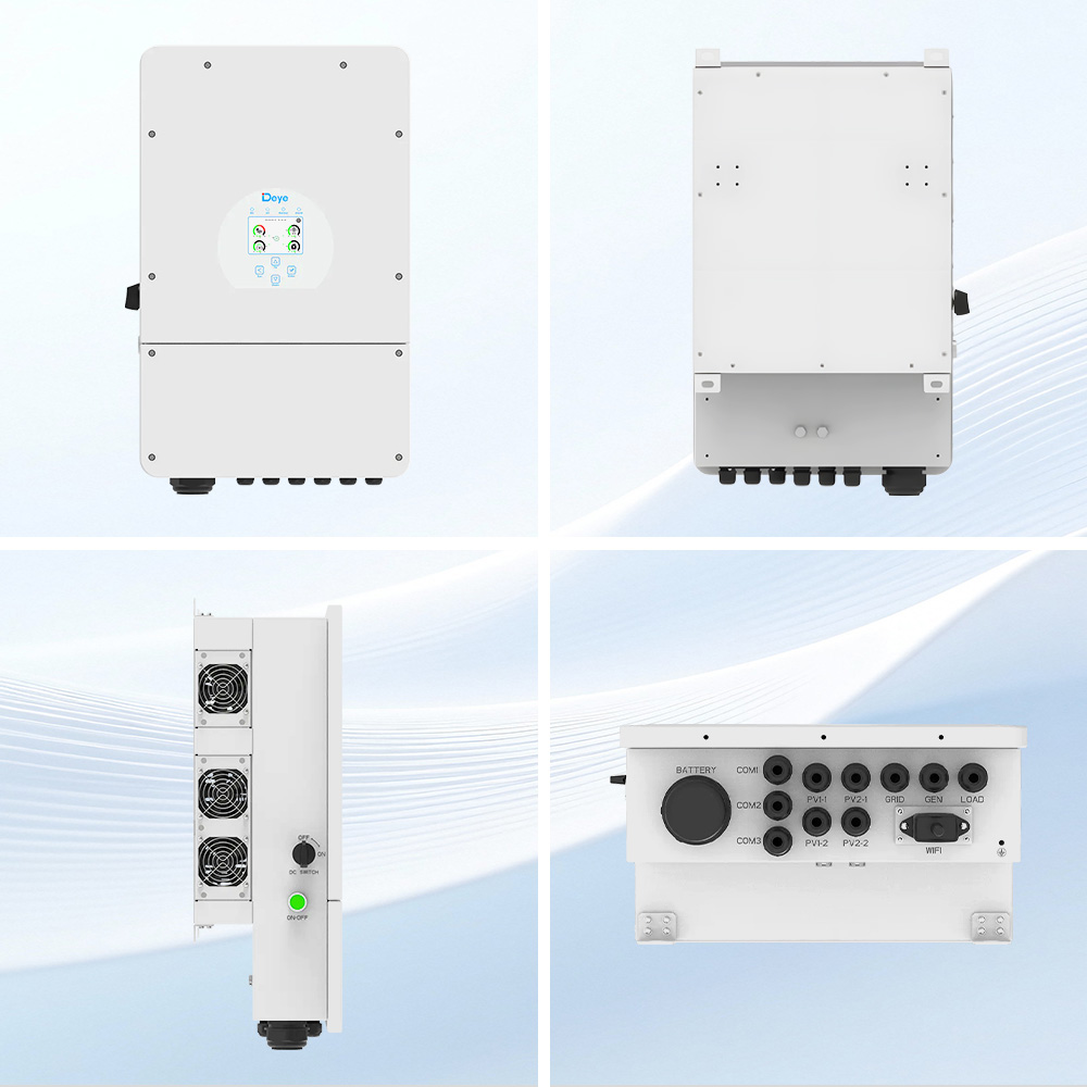 Deye IP65 Solar off Grid Inverter 10KW 10kva 12kva Hybrid Single Phase Inverter