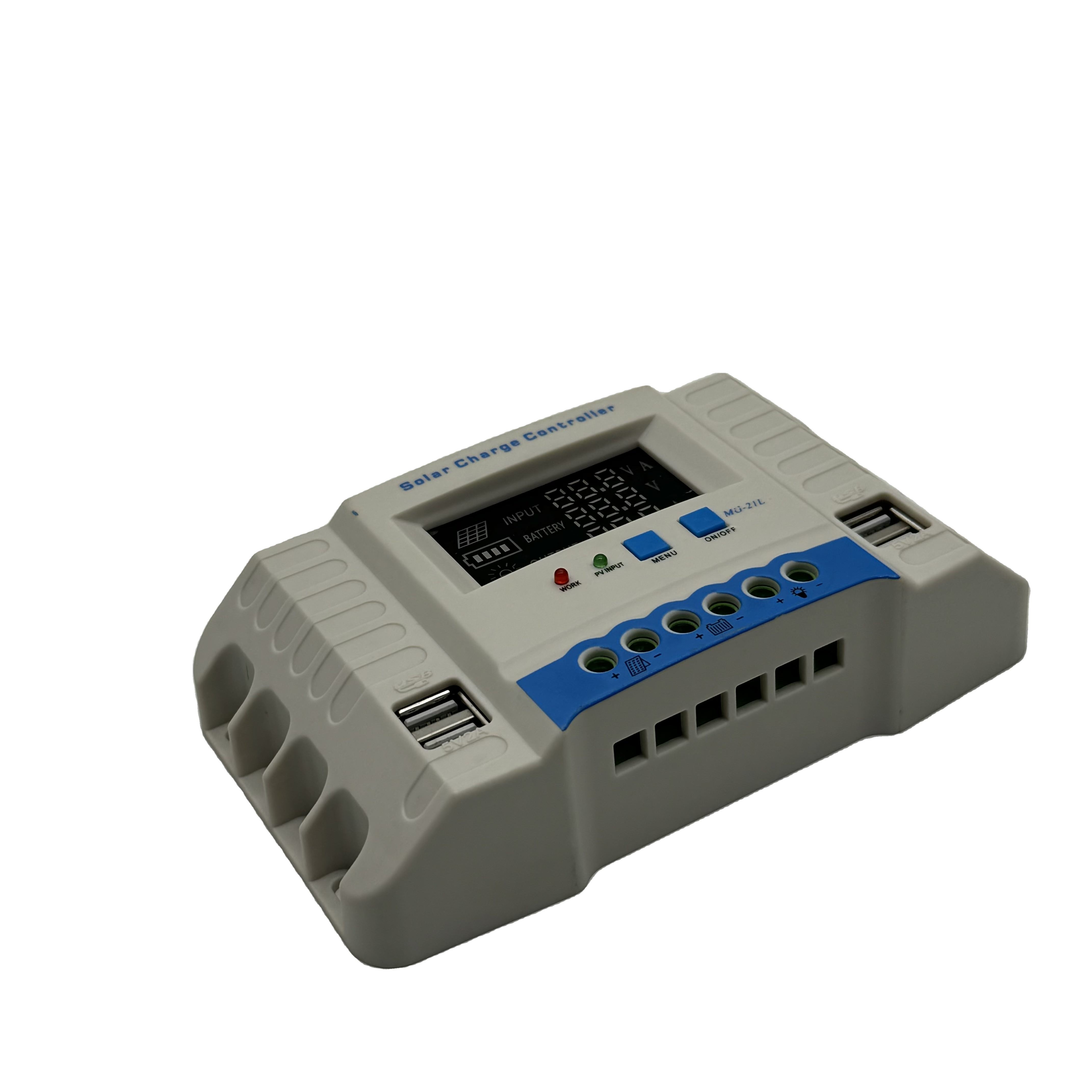NEW Smart PWM 30/40/50A Solar Controller 12v24v Charging and Discharging Automatic Adaptation Off-grid System