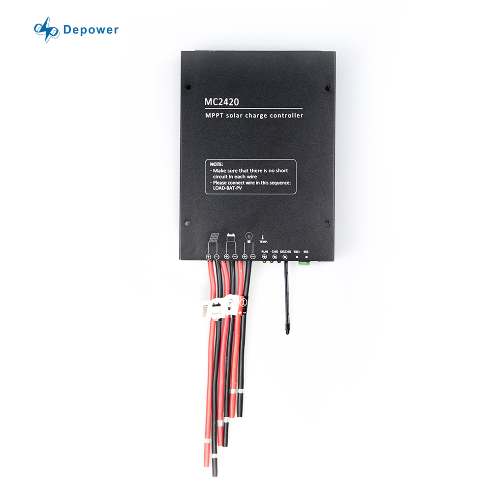 Depower MC2410 IP68 Waterproof 12V 24V 10A 20A Smart Intelligent Off Grid MPPT Solar Charge Controller for Solar Street Light